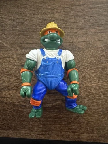 Farmer Mike Teenage Mutant Ninja Turtles TMNT VTG 1993 Mirage Action Figure