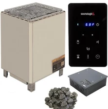 Amerec Pro 105/3Ph 10.5k Sauna - Rocks, Contactor, Sl2c 24 Hr Ctrl 390-600 cu ft
