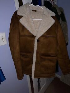 shearling jacket zara