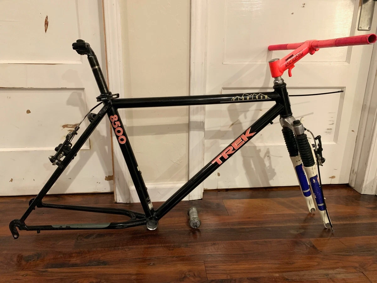 Vintage 1989 Trek 8500 Mountain Bike Frameset MED w OG Seatpost