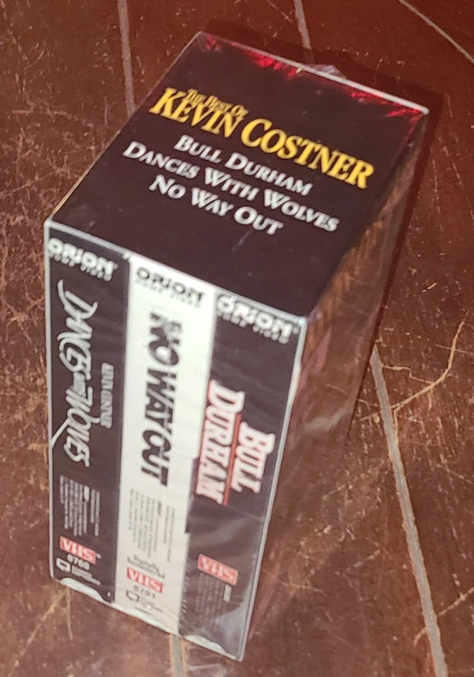 The Best of Kevin Costner (3-VHS, 1995, Orion Home Video) Free Shipping! - Image 2 of 3