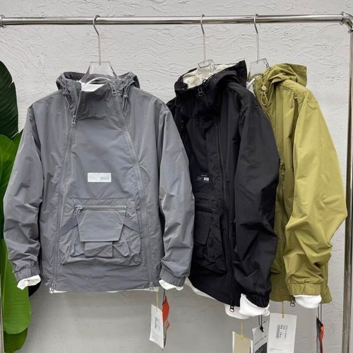 New Luxury Spring Autumn Men's Jacket Fashion Double Zip Hooded Outdoor New US - Picture 5 of 15