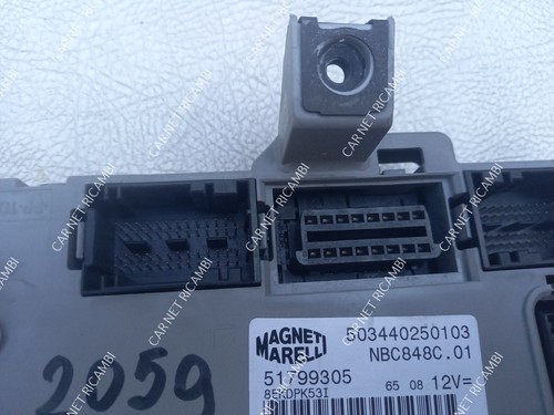 51799305 MAGNETI MARELLI NBC848C.01 CENTRALINA BODY COMPUTER BCM LANCIA MUSA 848 - Foto 3 di 24