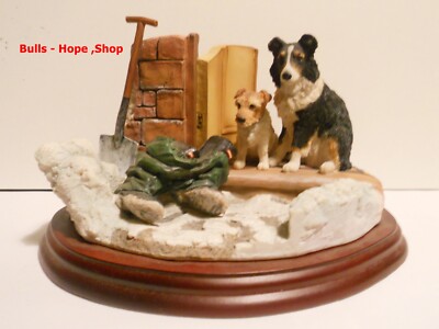Border Fine Arts A22194 Wasnt`n Rain Forecast ?  Border Collie,Figur,Neu