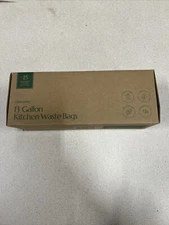 Cleanomic Compostable 13-Gallon Waste Bags -Green Color 60.4 X 74.6 CM (25 BAGS)