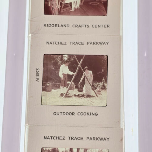 VTG 1950's Plastichrome Set of 5 35mm Slides, Natchez Trace Parkway, Daily Life - Picture 5 of 13