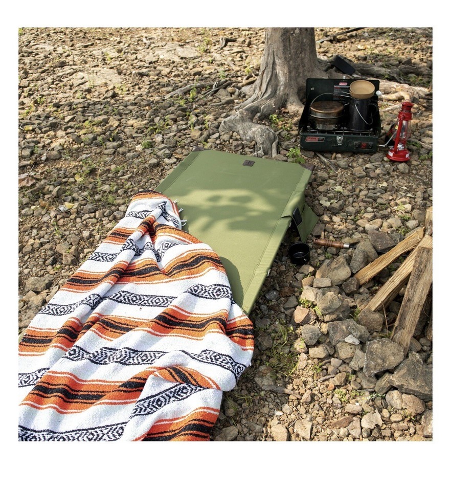 Kijaro Native Repreve Adult Ultralight Cot Hawksbill Green