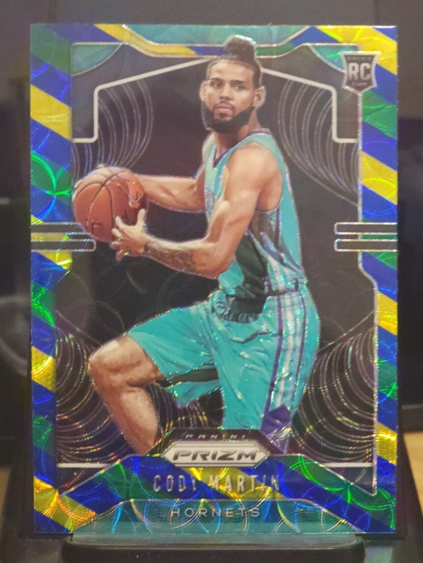 2019-20 Panini Prizm Choice Blue Yellow & Green Cody Martin #278 Rookie RC