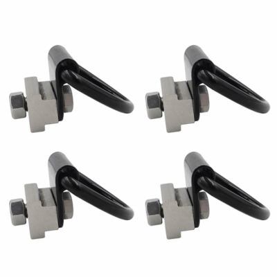 4PCS Tie Down Cleats Hook For Toyota TUNDRA & TACOMA Rail Tslot D-RING Bedrail