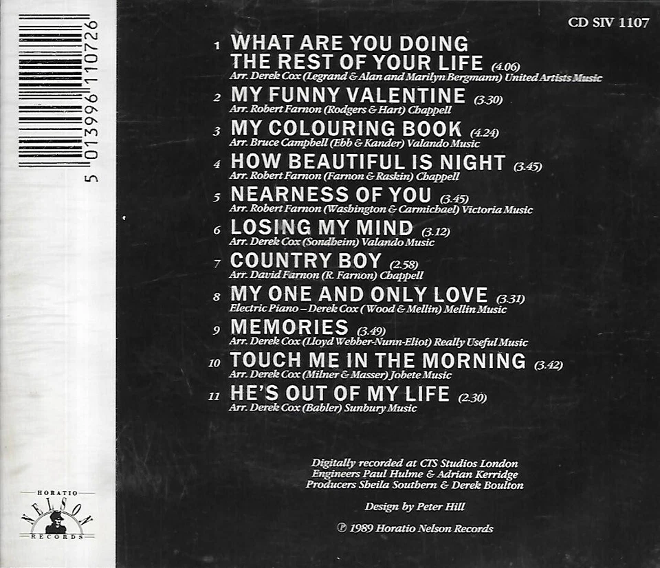 Sheila Southern - With Love (1989 CD Album) Foto 3 de 3