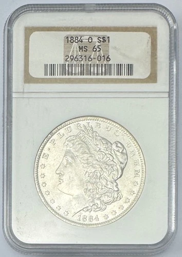 1884-O New Orleans Mint NGC MS65 Morgan Silver Dollar P341