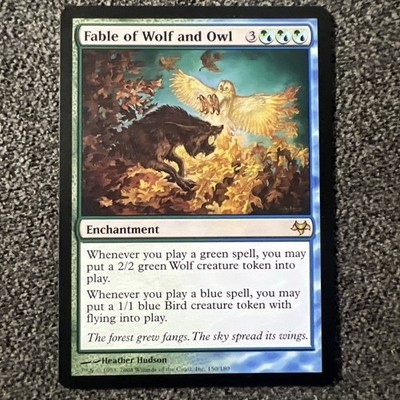 Fable of Wolf and Owl Eventide Regular Card