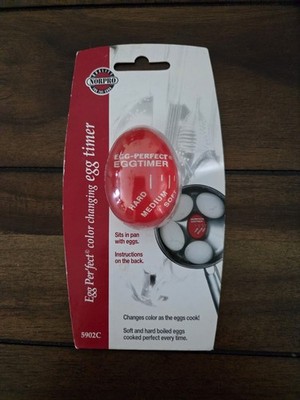 Egg Perfect Round Egg Timer Color Changing Perfect Eggs Every Time NEW