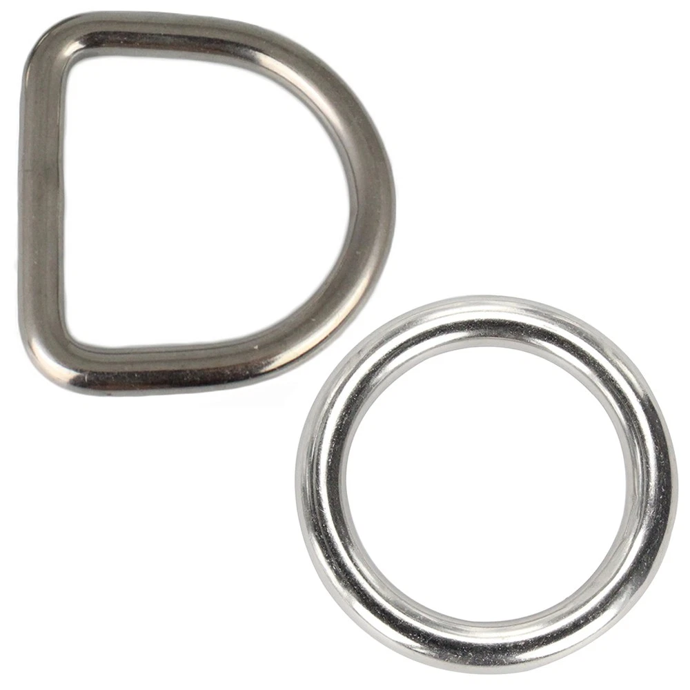 10 D-Ringe 40x30x5,0 Mm Aus Stahl Vernickelt – Ha Produktbild-Vorschau 2