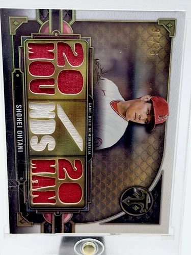 Sports Card Singles 2022 Topps Shohei Ohtani /36 20 20 Man Patch Game Used