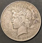 1927 $1 Peace Silver Dollar in Choice XF All Original Condition NO RESERVE