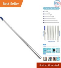 10.5 Foot Anodized Aluminum Adjustable Swimming Pool Pole