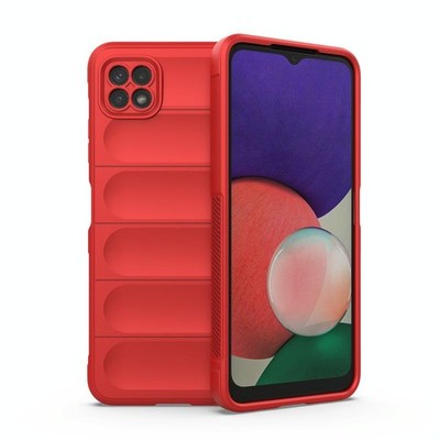 Samsung Galaxy A22 5G Magic Shield TPU Flanel Phone Case Rot
