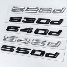 Per BMW 520d 530d 545d 550d 528d scritta emblemi adesivi logo badge auto