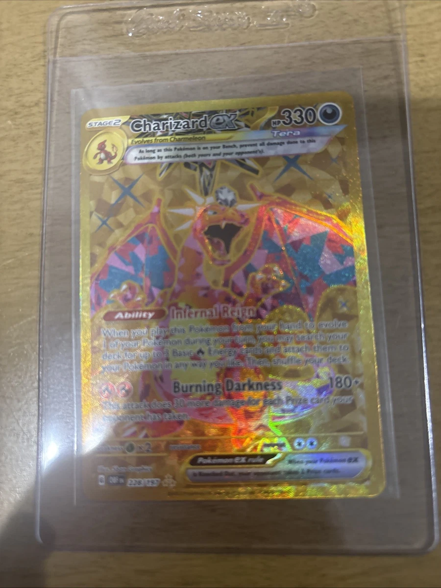 Artazon 229/197 Obsidian Flames Full Art Secret Rare Gold Pokémon TCG Artazon 229/197 Obsidian Flames Full Art Secret Rare Gold Pokémon TCG