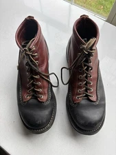 Wesco Jobmaster 2-Tone, Size 10 US, Black + Burgundy