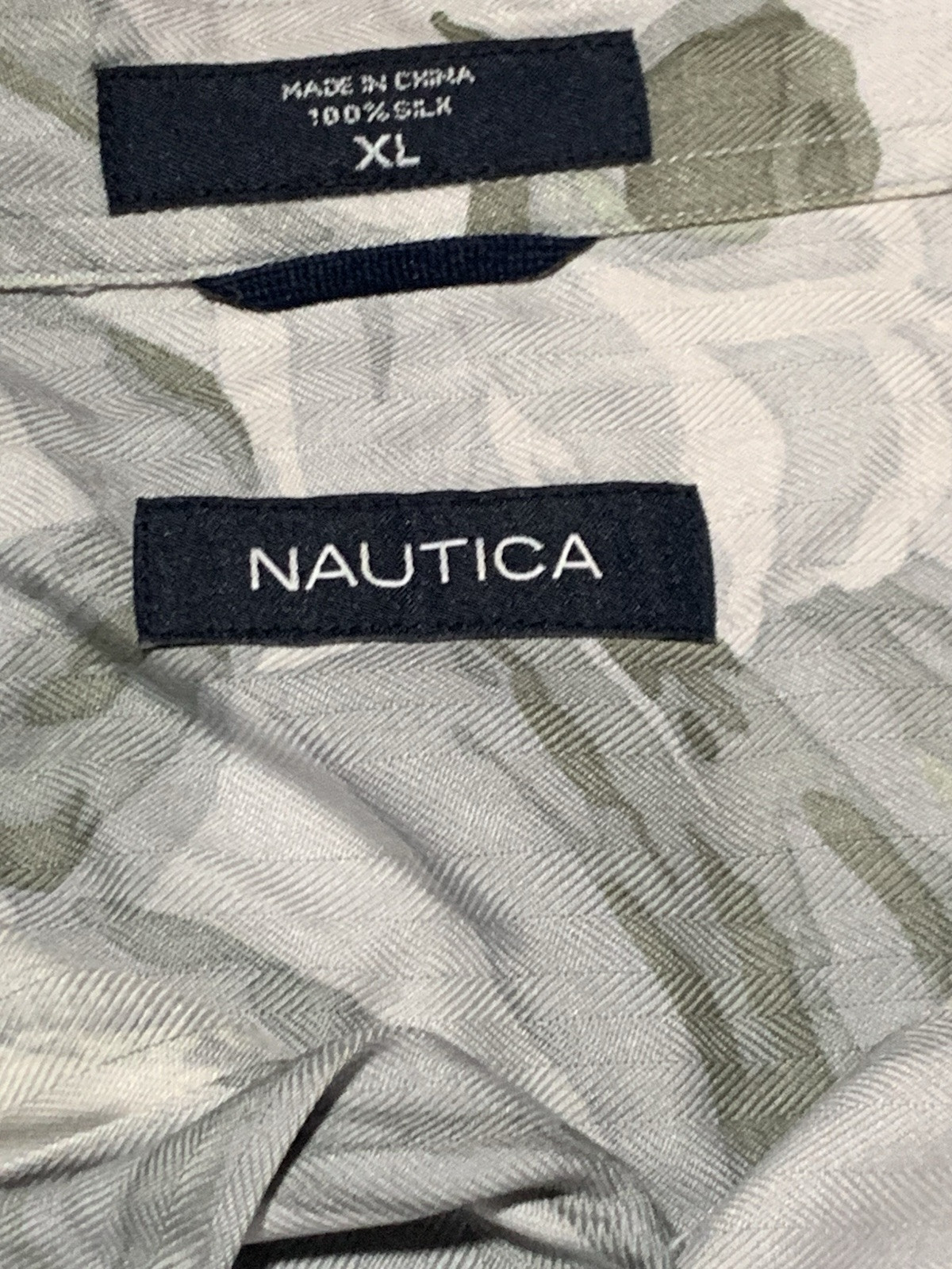 Nautica silk XL Hawaiian shirt image 2