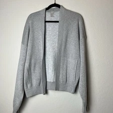Calia Carrie Underwood Journey Bomber Sweater Cardigan Light Gray Women’s L/XL