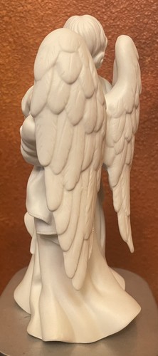 Vtg 1992 Avon 7” GABRIEL Porcelain Figurine White NATIVITY COLLECTIBLES NWOB - Picture 6 of 23