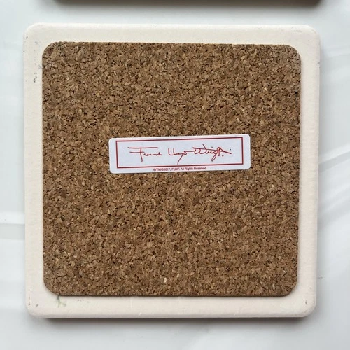 CoasterStone Frank Lloyd Wright Collection Stone Coasters - Thumbnail 2