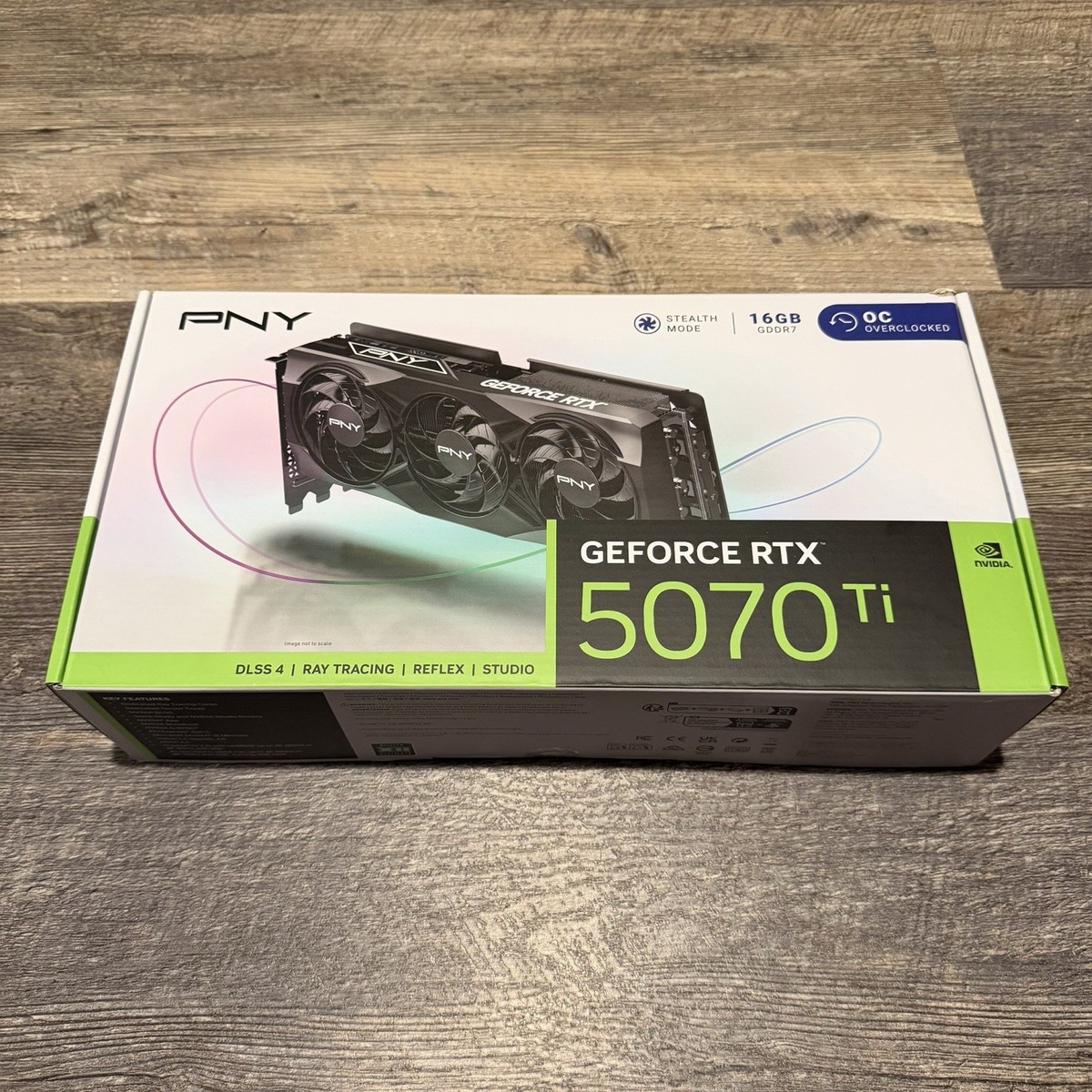 PNY NVIDIA GeForce RTX ™ 5070 Ti OC Triple Fan Graphics Card 16GB
