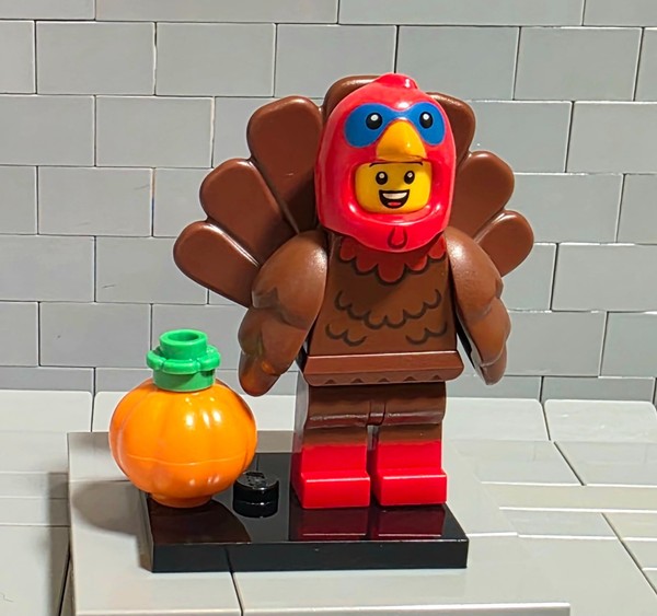 1 StüCk Lego Col23-9 Truthahn KostüM Turkey Minifigur Col406 – Serie 23 71034-image