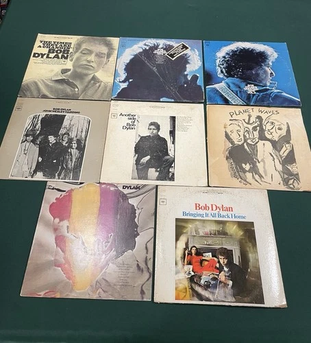 Vintage Bob Dylan LP Lot Greatest Hits I & II Planet Waves Another Side More