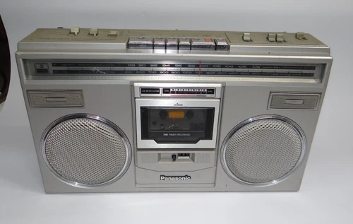 Vintage Panasonic RX-5100 Boombox Ghetto Blaster Radio Works Cassette Player Bad