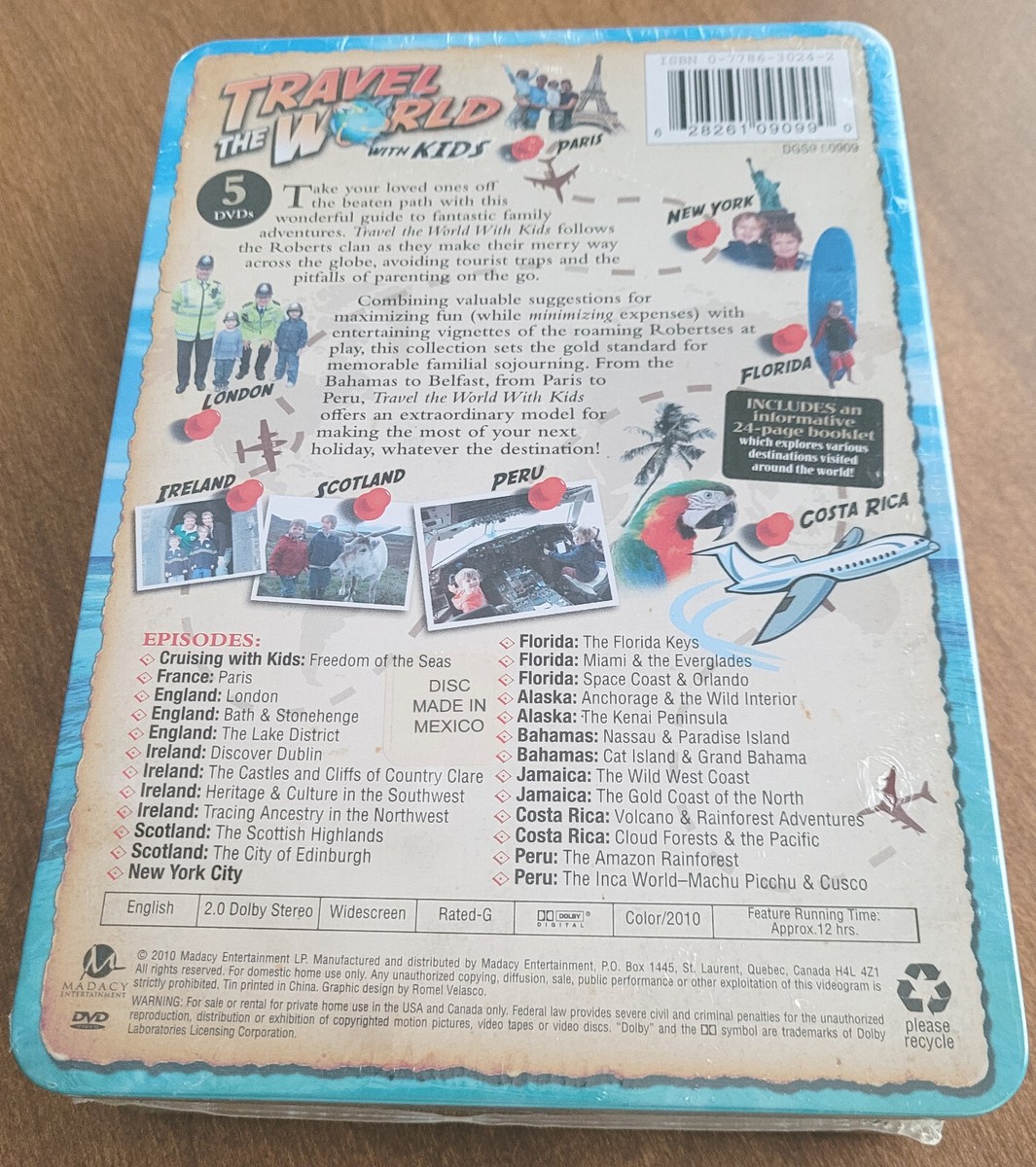 その他 Travel the World With Kids [DVD] Travel the World with Kids (DVD, 2011, 5-Disc Set, Tin Case