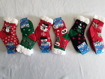 Kinder Hütten- Haussocken Kuschelsocken   +ABS+   Gr.   28-31 +  Nr. 6-11