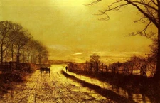 perfect oil painting handpainted on canvas " landscape with a road"NO18654
