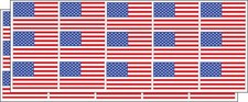 30 Pack Usa American Flag Decal Stickers 1x1.6 Mini Car Truck Laptop Viny P603