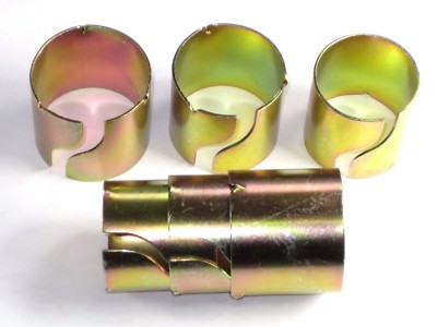 Muffler reducers exhaust shims adapters 1 1/2'' - 1 3/4'' 1.5'' to 1.75 Triumph BSA