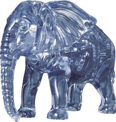 3D Crystal Puzzle - Elefant 40 Teile