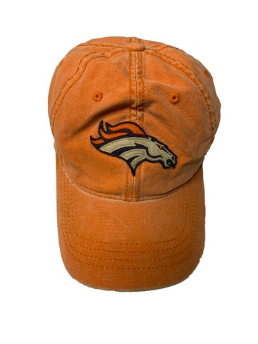 Denver Broncos Hat Cap Vintage Reebok Stretch Fit Orange NFL Adult L/XL