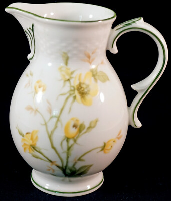 Small Pitcher with Yellow Flowers AK Kaiser West Germany