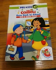 Caillou Goes Back To School - PBS Kids (DVD & Bonus Book) 25th Anniversary 