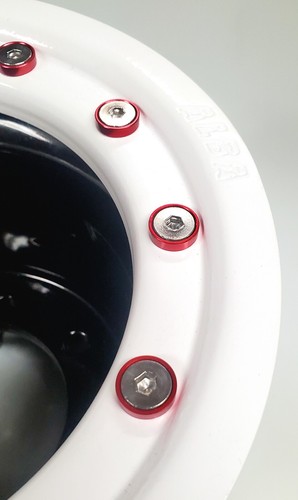 ATV Beadlock wheels Dress up kit Billet Washers and bolts DWT Alba Racing R 20MM - Picture 4 of 6