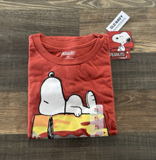 PEANUTS SNOOPY Red Camo T-Shirt Kids size XL 14/16 Old Navy