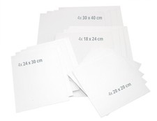 Malkarton diverse Sets in 4 Größen 18x24 bi...