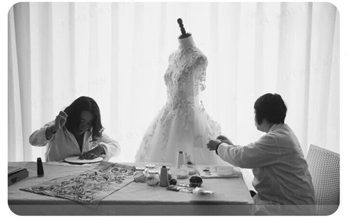 Elegant Wedding Dresses 2023 Sleeveless Mermaid Lace Applique Sexy Bridal Gowns - Picture 10 of 12