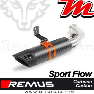 Silencieux D'Échappement REMUS Sport Flow Pour KTM 125 Duke 2021 - Neuf - Garantie 2 Ans