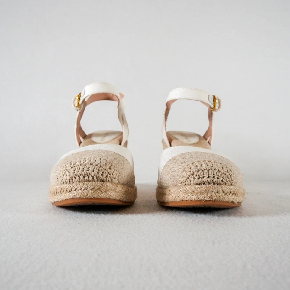 Alpargata para mujer Cole Haan Cloudfeel blanca cuña talla US 7B Foto 4 de 4