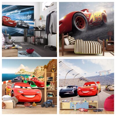 3D Cars Lightning McQueen Tapete Kinder Tapeten Schlafzimmer Tapeten Wandtapete 