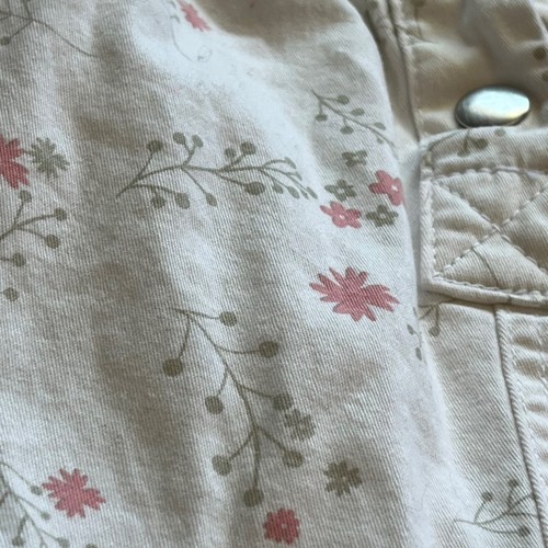 Celebrity Pink Set Junior Size 7 9 Floral Crop Top & Short Set White Pink Button - Picture 13 of 16